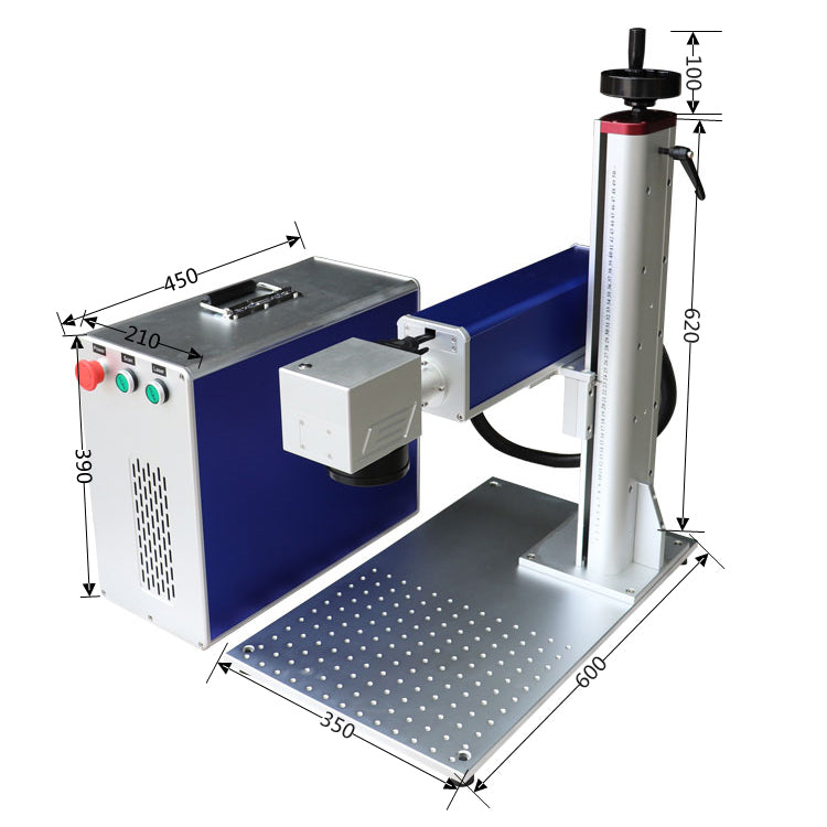 Standard fiber laser marking machine – DEREK laser cutting machine